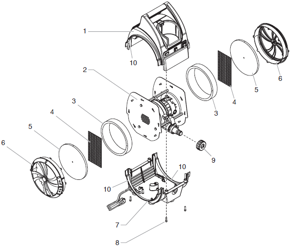 CapSpray 55 Main Assembly Parts